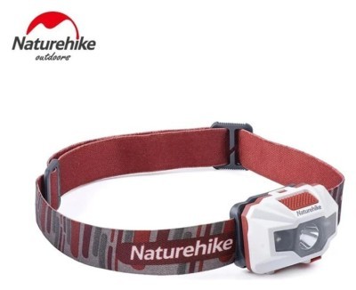 Ліхтар налобний Naturehike TD-02 NH00T002-D, біло-червоний