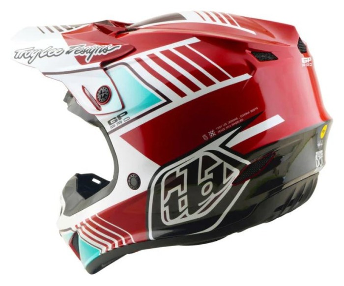 Мотошолом TLD GP PRO HELMET; SEGMENT [RED] XXL
