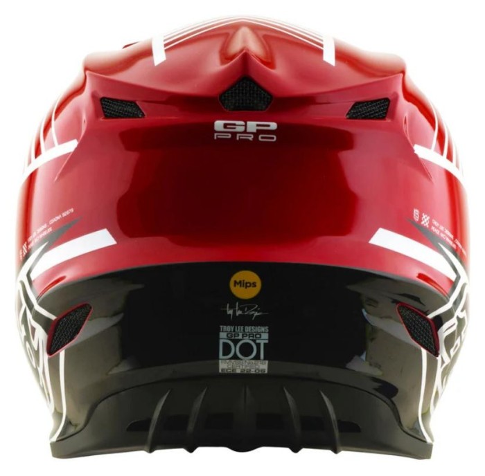 Мотошолом TLD GP PRO HELMET; SEGMENT [RED] XXL