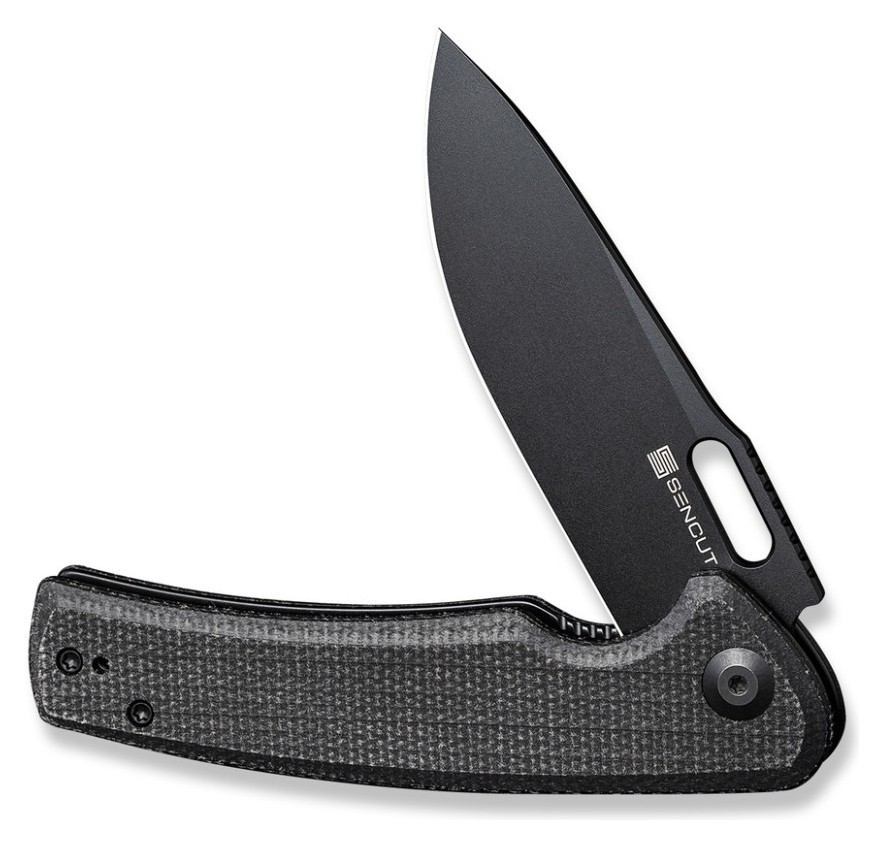 Ніж складаний туристичний Sencut Vesperon, (8.5 см) 9Cr18MoV / Micarta чорний