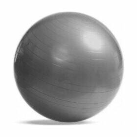 М&#39;яч фітнес World Sport, 65см гладкий (800гр) GymBall, сірий