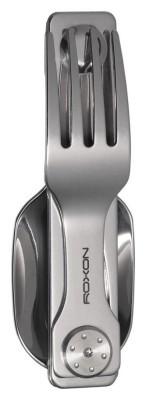 Набір столових приладів Roxon C2 2 in1 (ложка, виделка), нержавіюча сталь