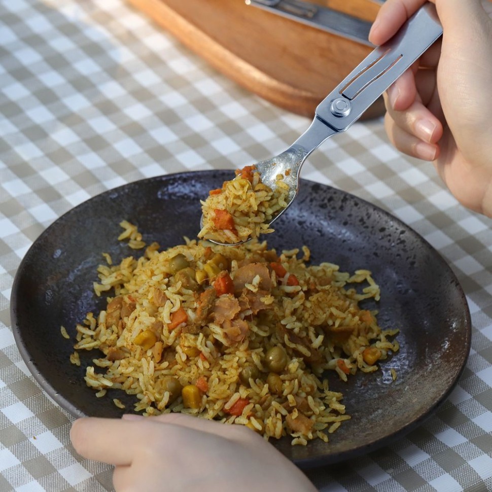 Набір столових приладів Roxon C2 2 in1 (ложка, виделка), нержавіюча сталь, укр, укр