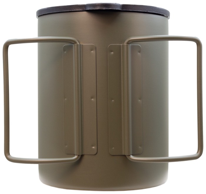 Термокружка TRAMP со складными ручками и поилкой 400мл UTRC-137 olive