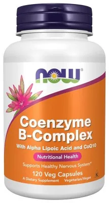 Coenzyme B-Complex с Alpha Lipoic Acid and CoQ10 - 120 vcaps