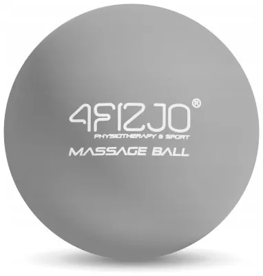 Массажный мяч 4FIZJO Lacrosse Ball 6.25 см Grey (P-5907739314314)