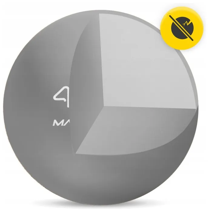Массажный мяч 4FIZJO Lacrosse Ball 6.25 см Grey (P-5907739314314)