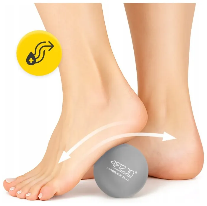 Массажный мяч 4FIZJO Lacrosse Ball 6.25 см Grey (P-5907739314314)