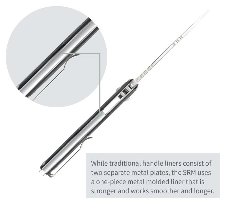 Нож складной SRM Mirage 239X-GB, черный