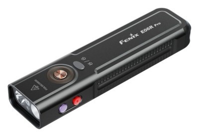 Фонарь наключительный Fenix E06R PRO, черный
