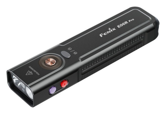 Фонарь наключительный Fenix E06R PRO, черный