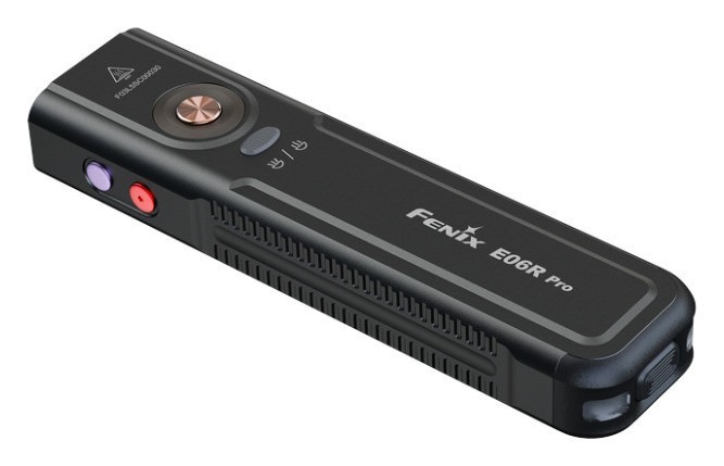 Фонарь наключительный Fenix E06R PRO, черный