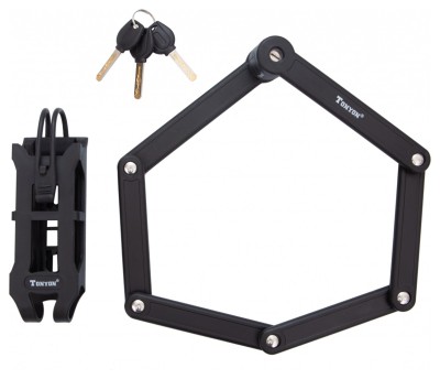 Замок сегментный на ключе BC-TY3853 850 мм черный.