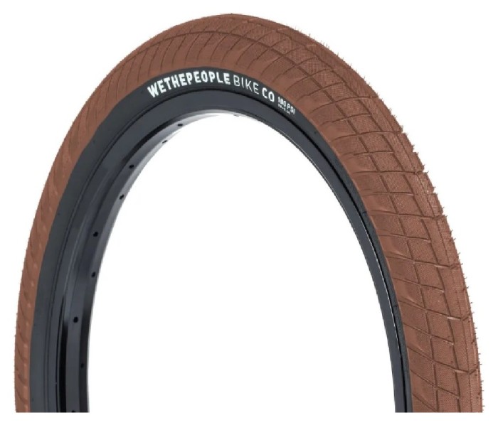 Покрышка WeThePeople OVERBITE коричневая/черные бока 20"x2.35" 100 PSI