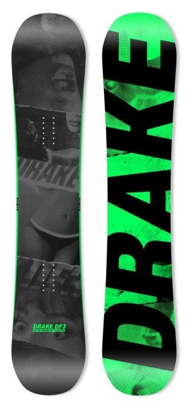 Сноуборд Drake DF3 158 Green/black (76261003), укр