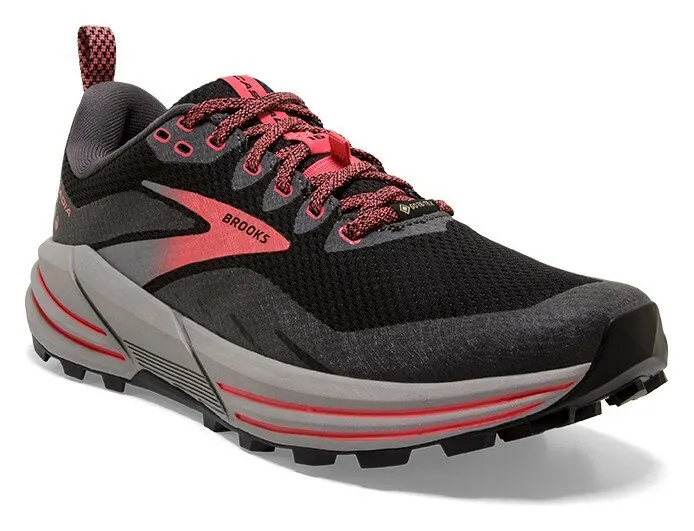 Кросівки жіночі CASCADIA 16 GTX W 37.5 (6.5US) Black/blackened pearl/coral (1203641B071) (265мм black/blackened pearl/coral)