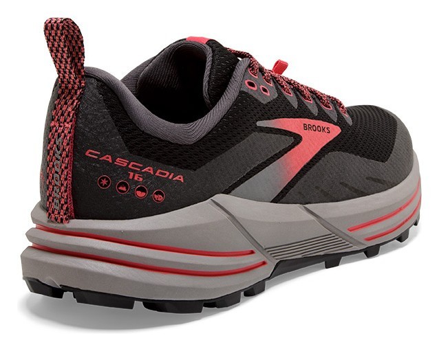 Кроссовки женские CASCADIA 16 GTX W 37.5 (6.5US) Black/blackened pearl/coral (1203641B071)