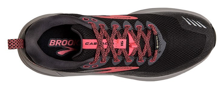 Кроссовки женские CASCADIA 16 GTX W 37.5 (6.5US) Black/blackened pearl/coral (1203641B071)