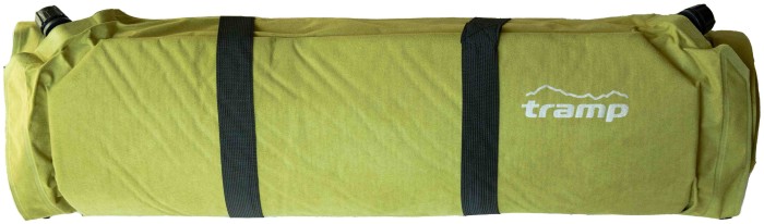 Коврик самонадувний Tramp комфорт зі можливістю зістібання olive 190х65х9 UTRI-016