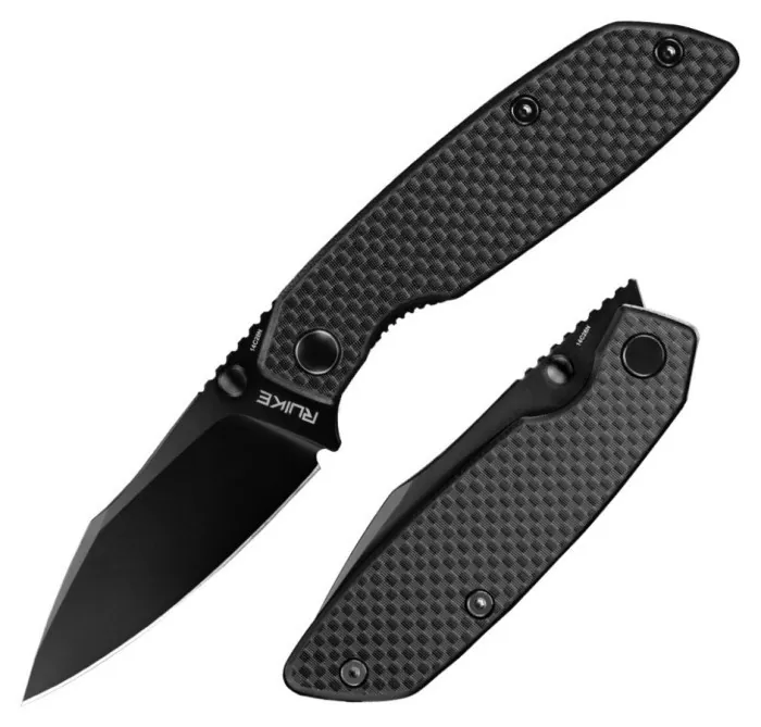 Ніж складаний туристичний Ruike P746-CB2, (8 см) 14C28N / G10 чорний
