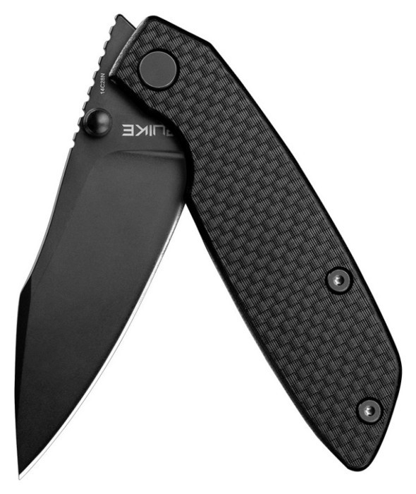 Ніж складаний туристичний Ruike P746-CB2, (8 см) 14C28N / G10 чорний