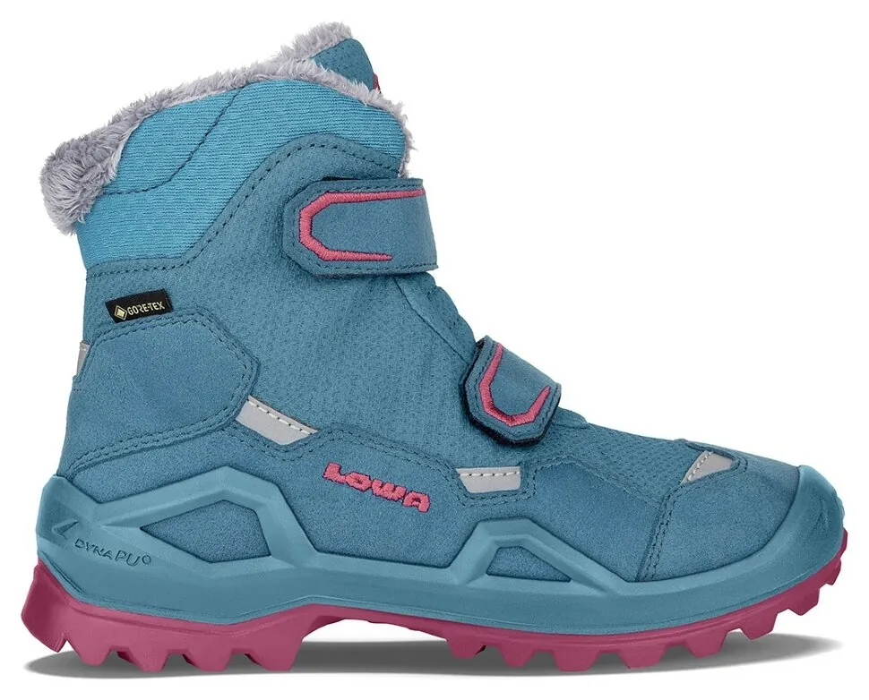 LOWA ботинки Milo Evo GTX MID Jr turquoise-fuchsia 35.0 (35)