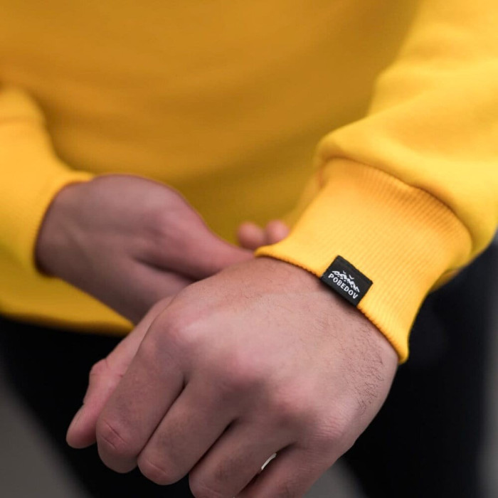 Свитшот мужской однотонный Pobedov 007 ЗИМА