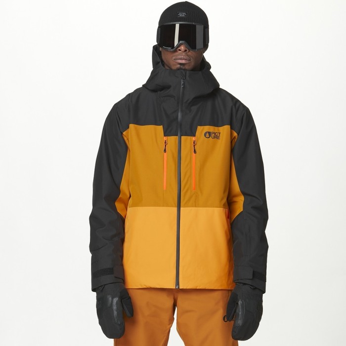 Picture Organic куртка лижна Picture Object 2025 black-honey carrot M, укр, укр