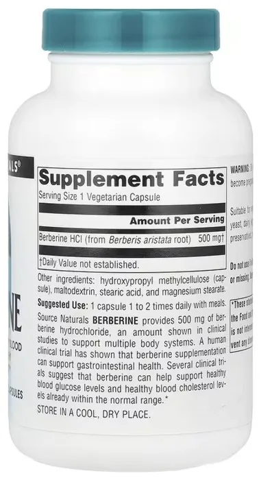 Berberine 500 mg - 120 vcaps