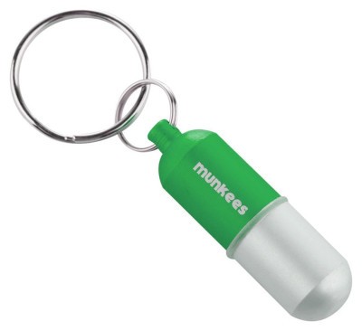 Munkees 3625 брелок Waterproof Capsule Small grass green