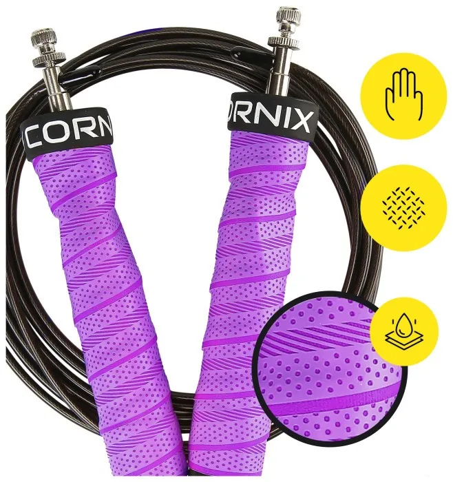 Скакалка скоростная для кроссфита Cornix Speed Rope Pro XR-0523 Violet