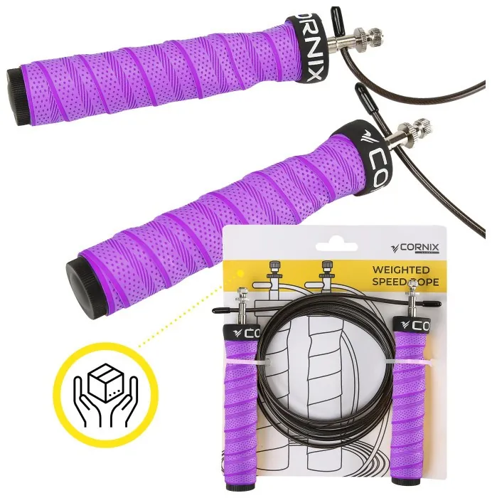 Скакалка скоростная для кроссфита Cornix Speed Rope Pro XR-0523 Violet