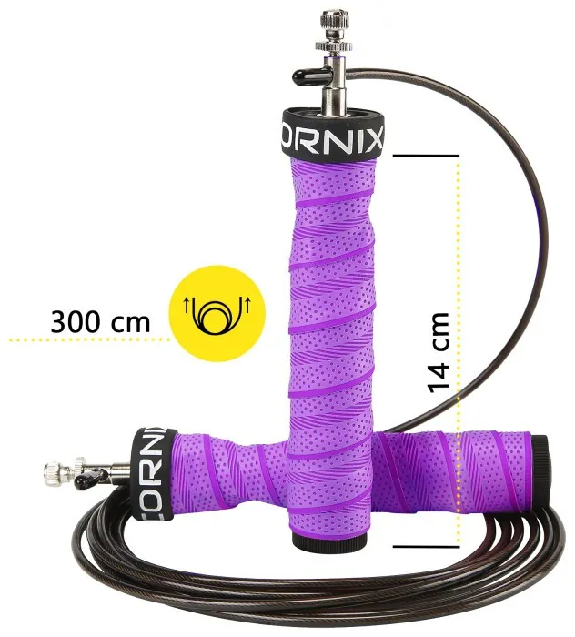 Скакалка скоростная для кроссфита Cornix Speed Rope Pro XR-0523 Violet