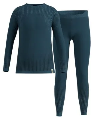 Odlo комплект Performance Warm Jr reflecting pond 116