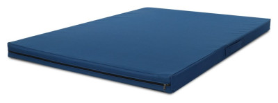 Мат спортивний складаний в чохлі з тканини тентової розмір 1,4x1м x 8см UR Zelart C-3542 (тентова тканина, поролон, кольори в асортименті)