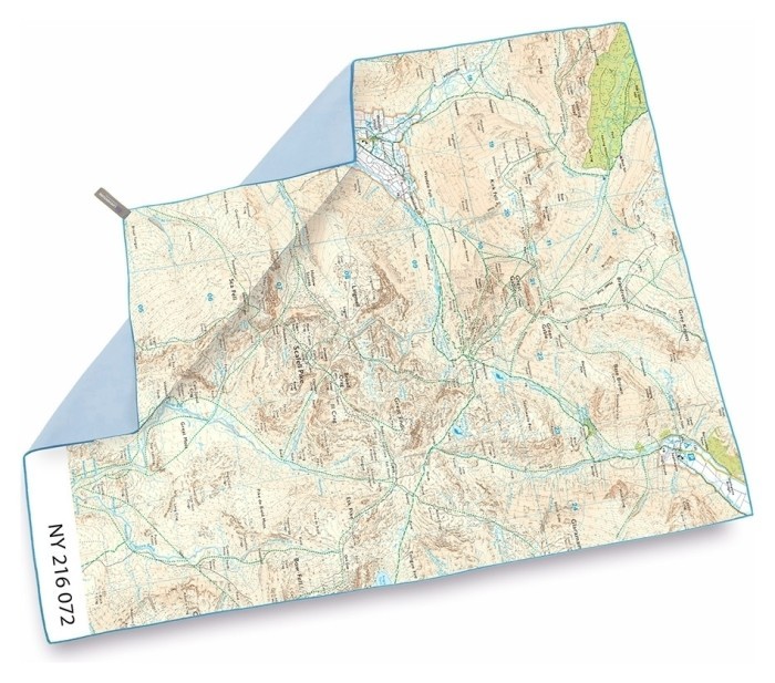 Рушник Lifeventure Soft Fibre Printed Scafell Pike Giant, укр, укр