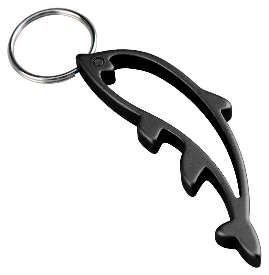 Munkees 3440 брелок-открывалка Dolphin black
