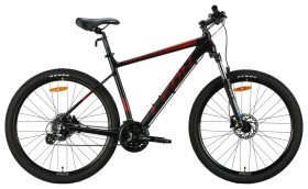 Велосипед AL 27.5" Leon XC 80 HDD рама-20" черный с красным (матовый) 2024