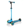 Електросамокат GLOBBER серії E-MOTION 4 блакитний, колеса з підсвіткою, 50кг, 6+, 3 колеса