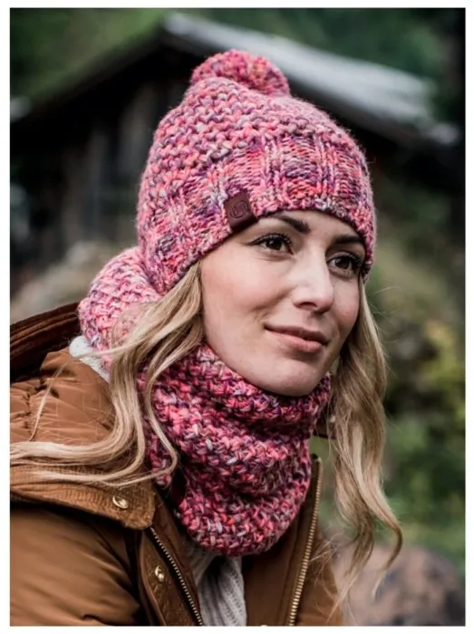 Шарф-труба Buff Knitted & Polar Neckwarmer Olya, Dune