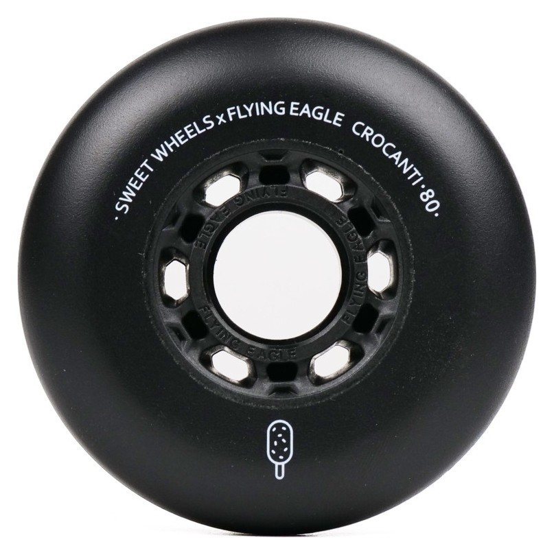 Колеса для роликів Flying Eagle Crocanti 88А 4 шт чорні, укр, укр