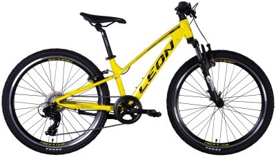 Велосипед AL 24" Leon JUNIOR AM Vbr CS рама-12" желтый с черным 2025