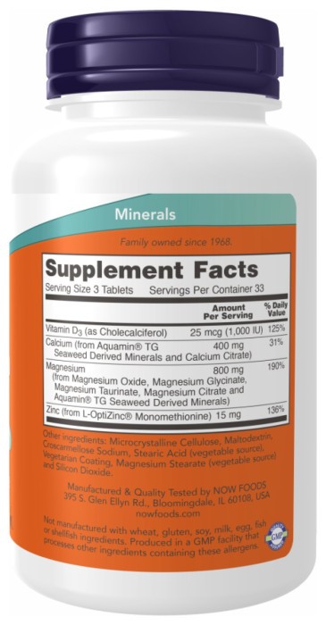 Magnesium & Calcium 2:1 Ratio - 100 tabs