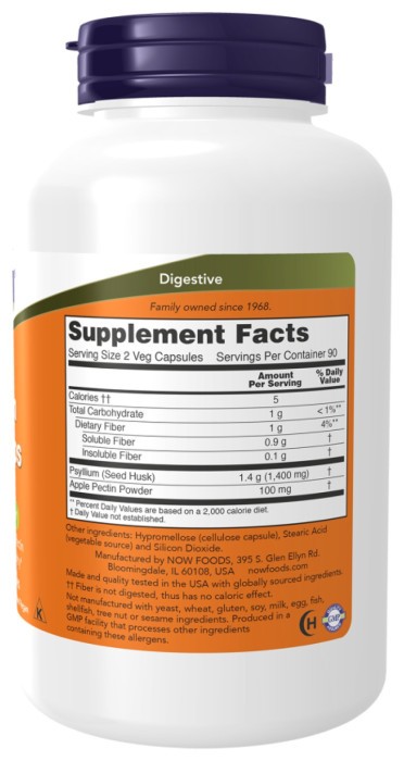 Psyllium Husk 700mg - 360 vcaps