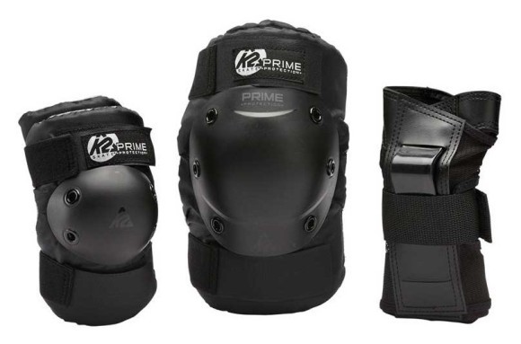 Защитный комплект для роликовых коньков K2 PRIME M PAD SET XL Black (3041500)
