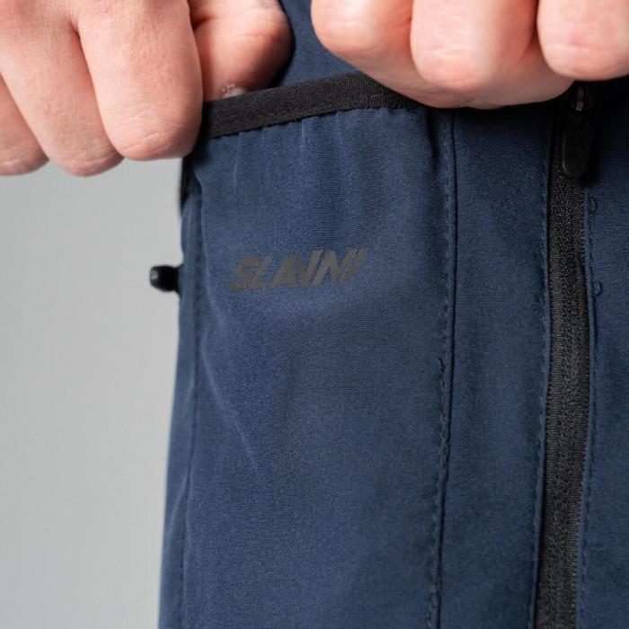 Летние мужские шорты Slavni темно-синие, Повседневные шорты Slavni Breeze темно-синие