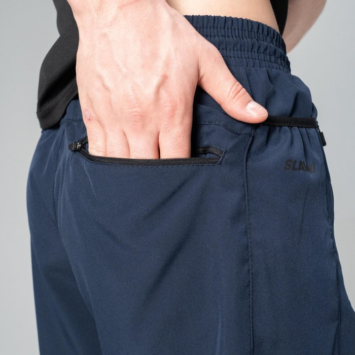 Летние мужские шорты Slavni темно-синие, Повседневные шорты Slavni Breeze темно-синие