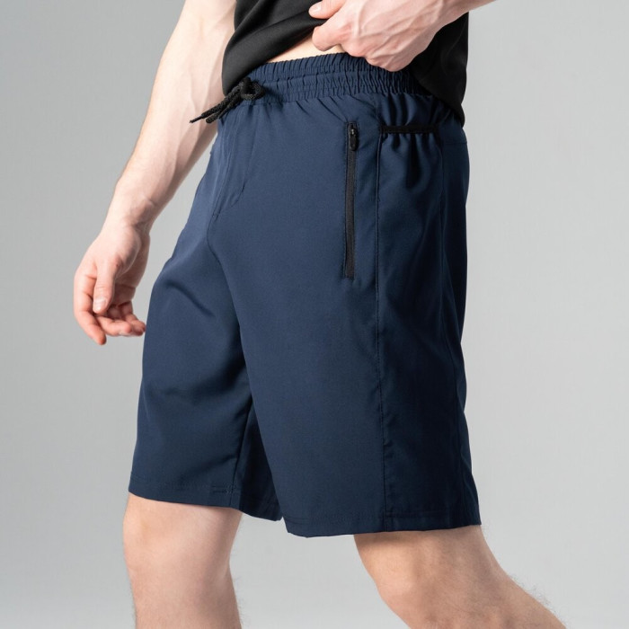 Летние мужские шорты Slavni темно-синие, Повседневные шорты Slavni Breeze темно-синие