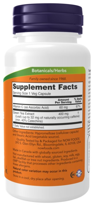 Green Tea Extract 400mg - 250 vcaps