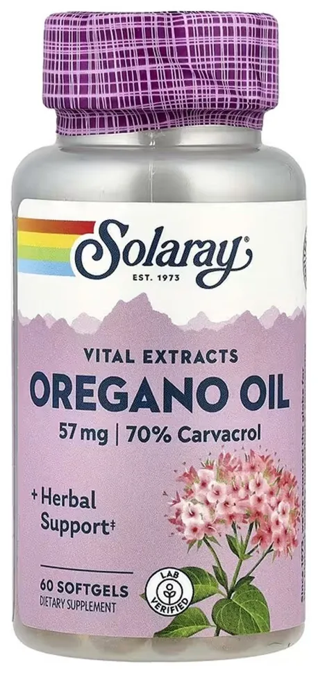 Oregano Oil 70% Carvacrol - 60 softgels (DSN_2023-10-6782)
